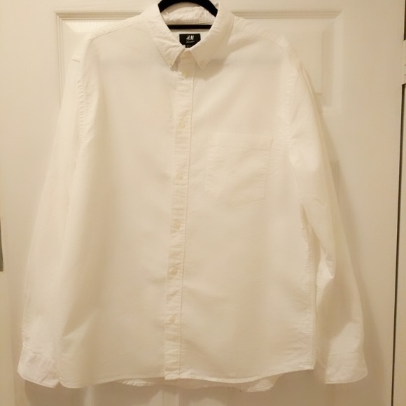 H&M Button Down Shirt - Regular Fit - Black - XL - Picture 5 of 5